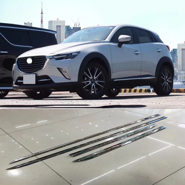 Für Mazda Cx-3 Cx3 Cx 3 2015 2016 2017 2018 2019 2020 Chrom Auto Türgriff  Abdeckung Bowl Trim Styling Auto Außentürgriff Abdeckung (Color : 0 Button)  : : Auto & Motorrad