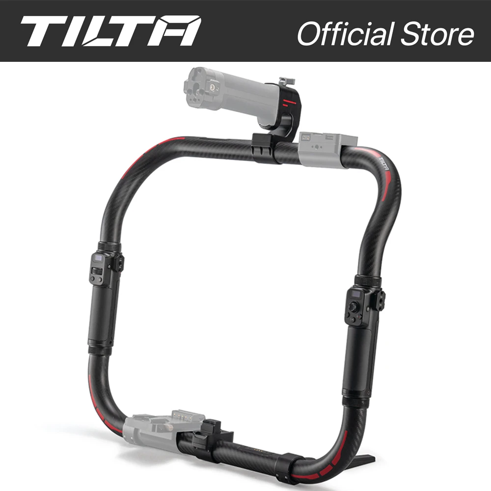 TILTA TGA-ARG Advanced Ring Grip Gimbal Handle Camera Holder for DJI RS2 /  RSC2 Handheld Gimbal Carbon Fiber Ring Support
