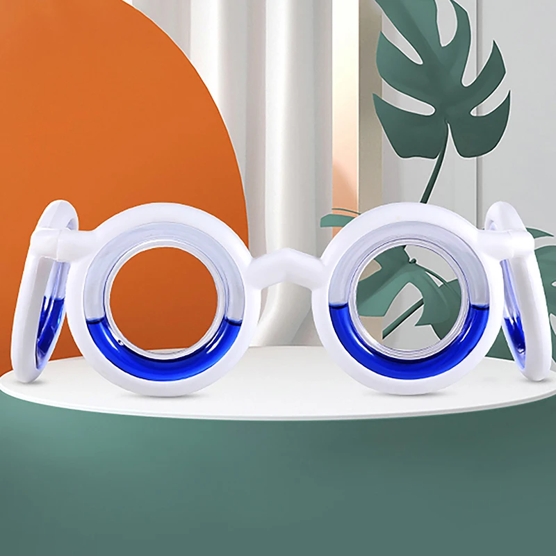 1Pc Anti-Motion Sickness Liquid Glasses Portable Lensless Driving Sickness Goggles Anti-Sickness Glasses for Children Adult blue light blocking glasses