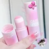 Cappuvini Natural Pink Color Blusher Stick Face Blusher Patting Powder Blusher for Cheeks Cute Korean Style 5