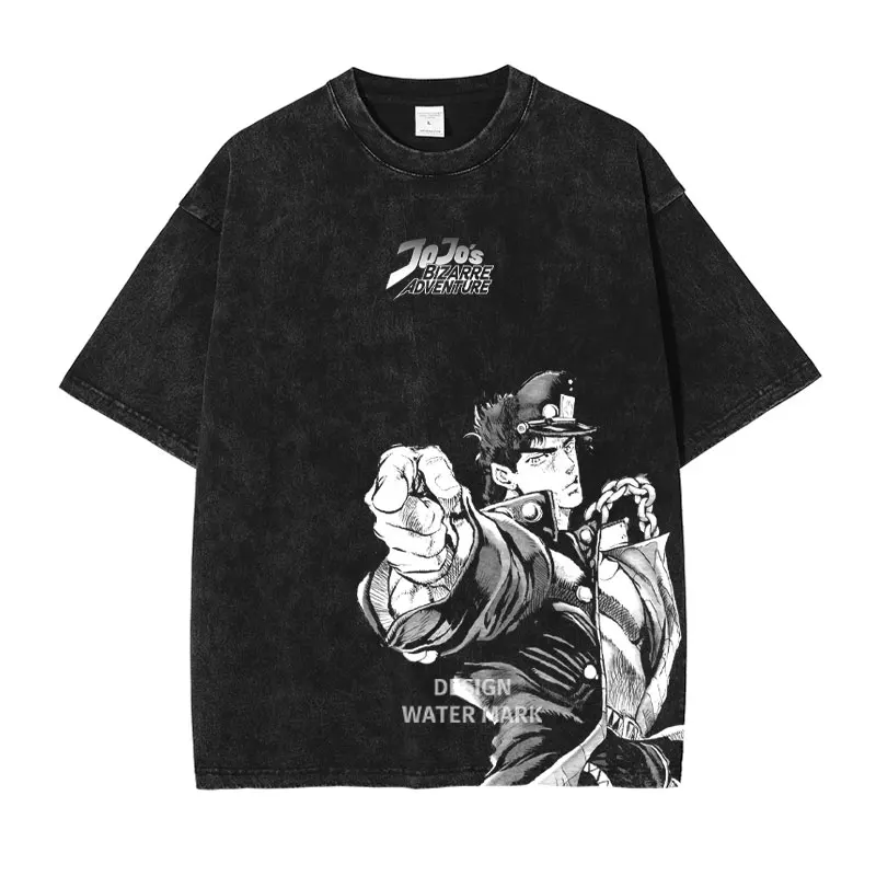 JoJo's Bizarre Adventure Manga Unisex Clothing Short Sleeve Tees 3