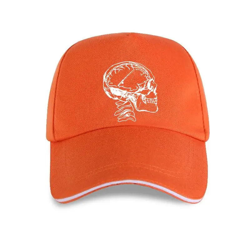 Men's 2020 Fashion Style Baseball cap Pictures men Fishinger On The Brain Skull X-Ray Fathers Day Dad Gift Discount For Solid |
