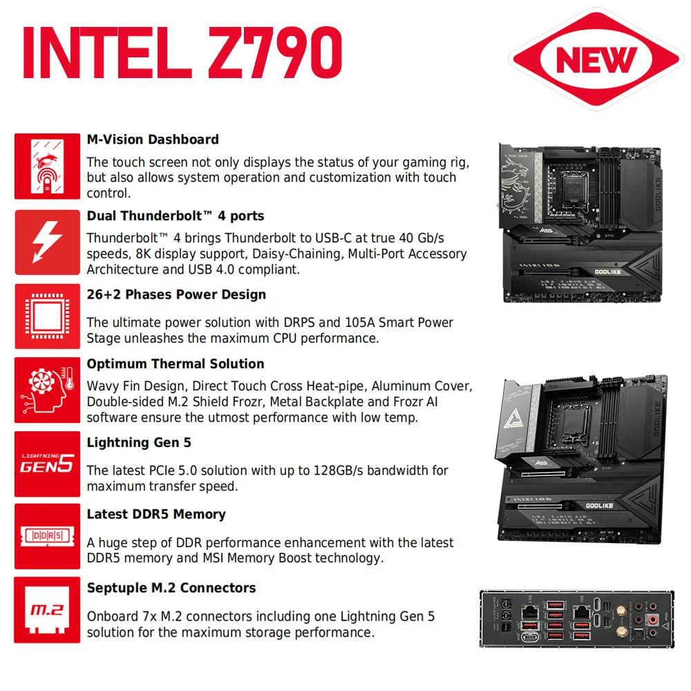 Рисунок 6 - Материнская плата INTEL Z790 DDR5