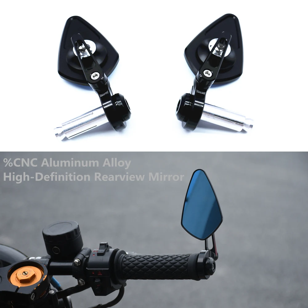 Bar End Mirrors Motorcycles Bar End Rear Mirror Motorcycle 2pcs/lot
