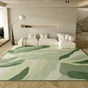 Modern Luxury Carpets for Living Room Green Bedroom Decor Plush Carpet Fluffy Soft Lounge Rug Home Thickened Washable Floor Mat 1