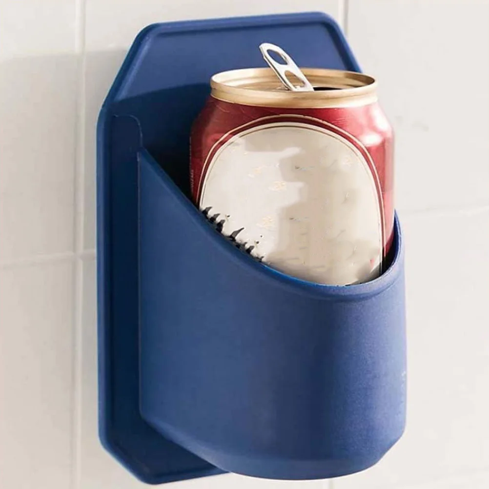 Wall Mounted Cup Holder Bottler Beer Can for Shower Multipurpose Multi-Functional