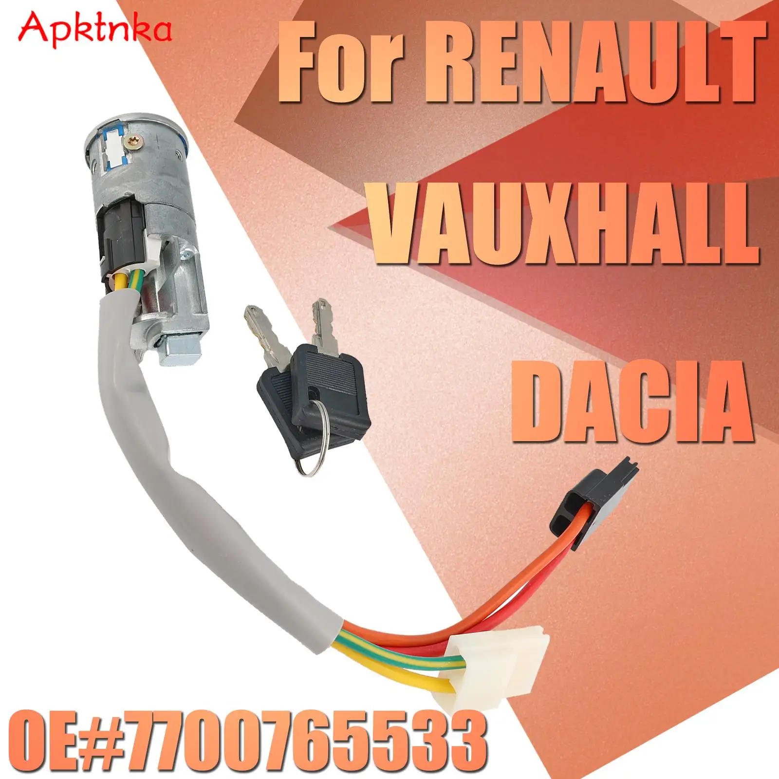 

Переключатель стартера зажигания для Renault Trafic II 01-18 Clio Vauxhall Movano Vivaro Nissan Primstar Interstar Dacia Logan Sandero