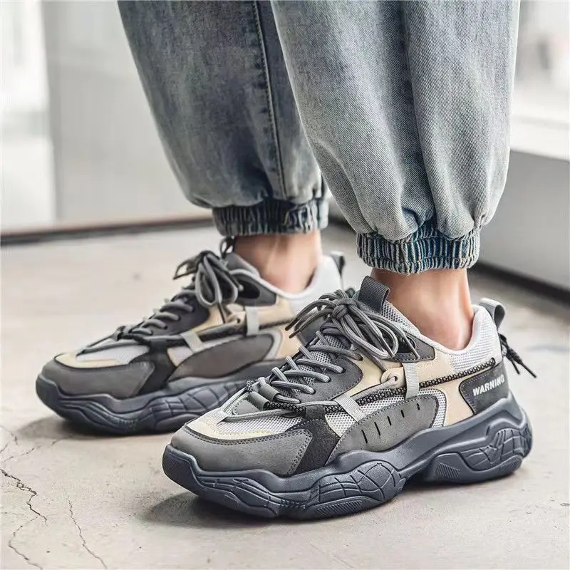 

Spring Autumn Streetwear Superstar Chunky Shoes Men's Casual Sneakers Men Designer Sneakers Platform Trainer Men chaussure