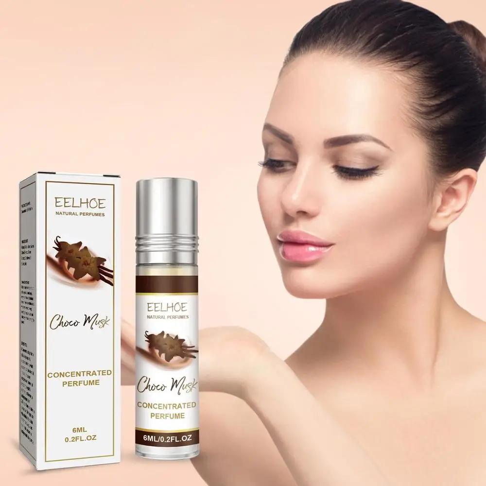Olio profumato concentrato al cioccolato e muschio 6 ml Seduzione a lunga durata Fragranza leggera Elegante fragranza W_voghion.com