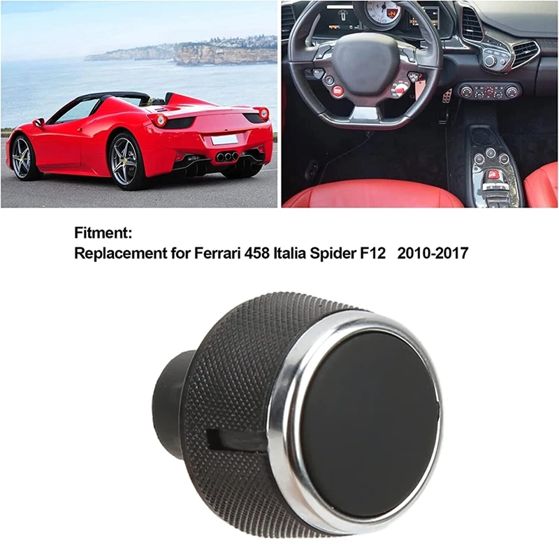A/C Control Switch Button Panel Knob For Ferrari 458 Italia Spider F12 872924011