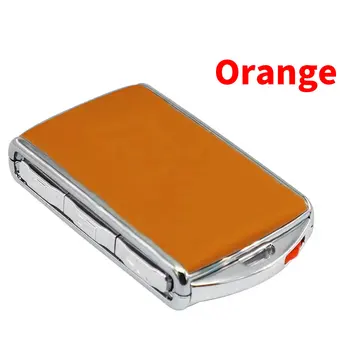 Custodia per chiave auto in pelle per Volvo - Custodia per chiave auto in pelle XNRKEY Shell per Volvo Xc90 2016 V90 2017 S60