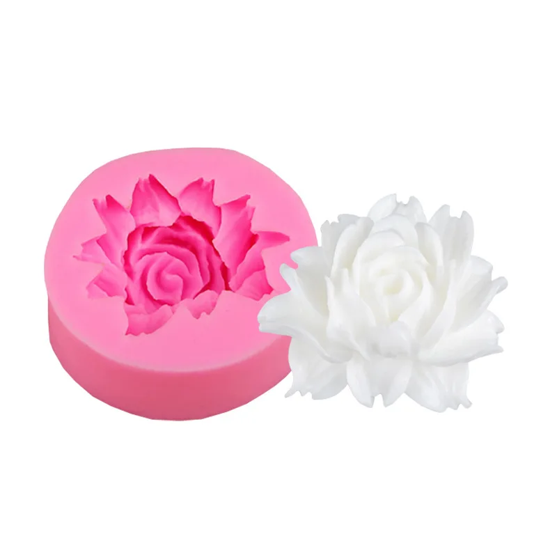 3D Flower Shape Silicone Fondant Mold Baking Tool