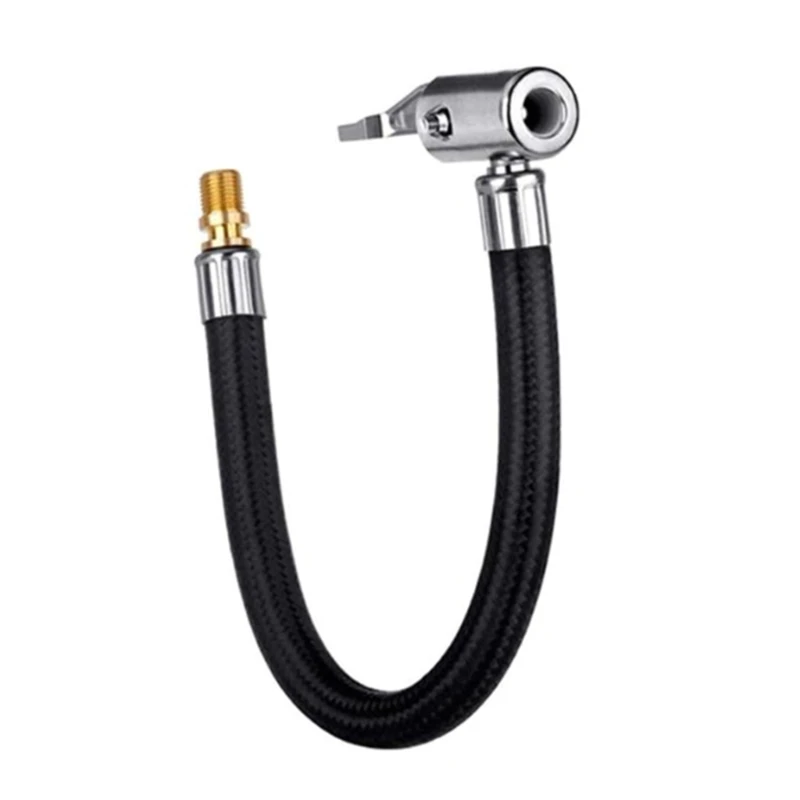 Car Tire Air Inflator Hose Inflatable Extension Tube Adapter 8inch/20cm