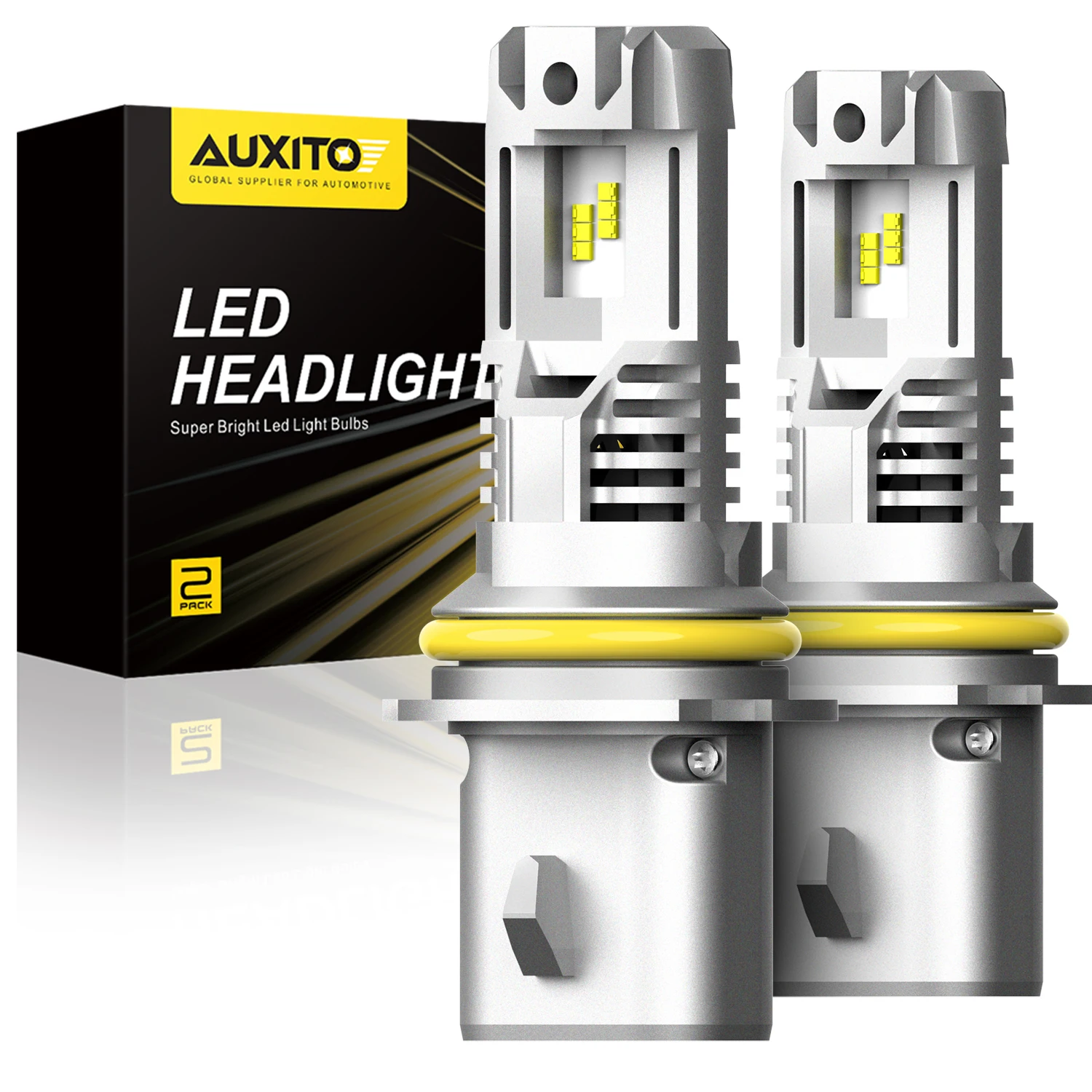 

AUXITO 2PCS Canbus 9007 9008 H13 LED Headlight Bulbs Hi Low Beam No Error 9005 9006 H4 H7 H8 H11 H13 LED Head Lamp 6500K White