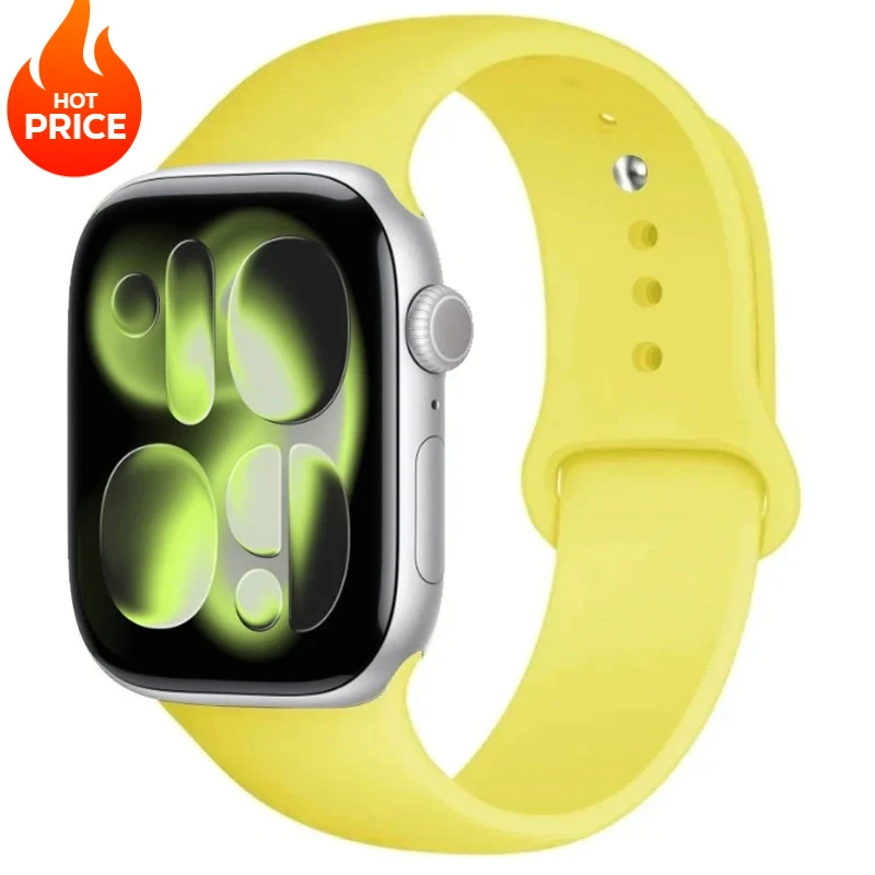 Premium Silicone Sport Strap for Apple Watch - Versatile and Durable Band Replacement