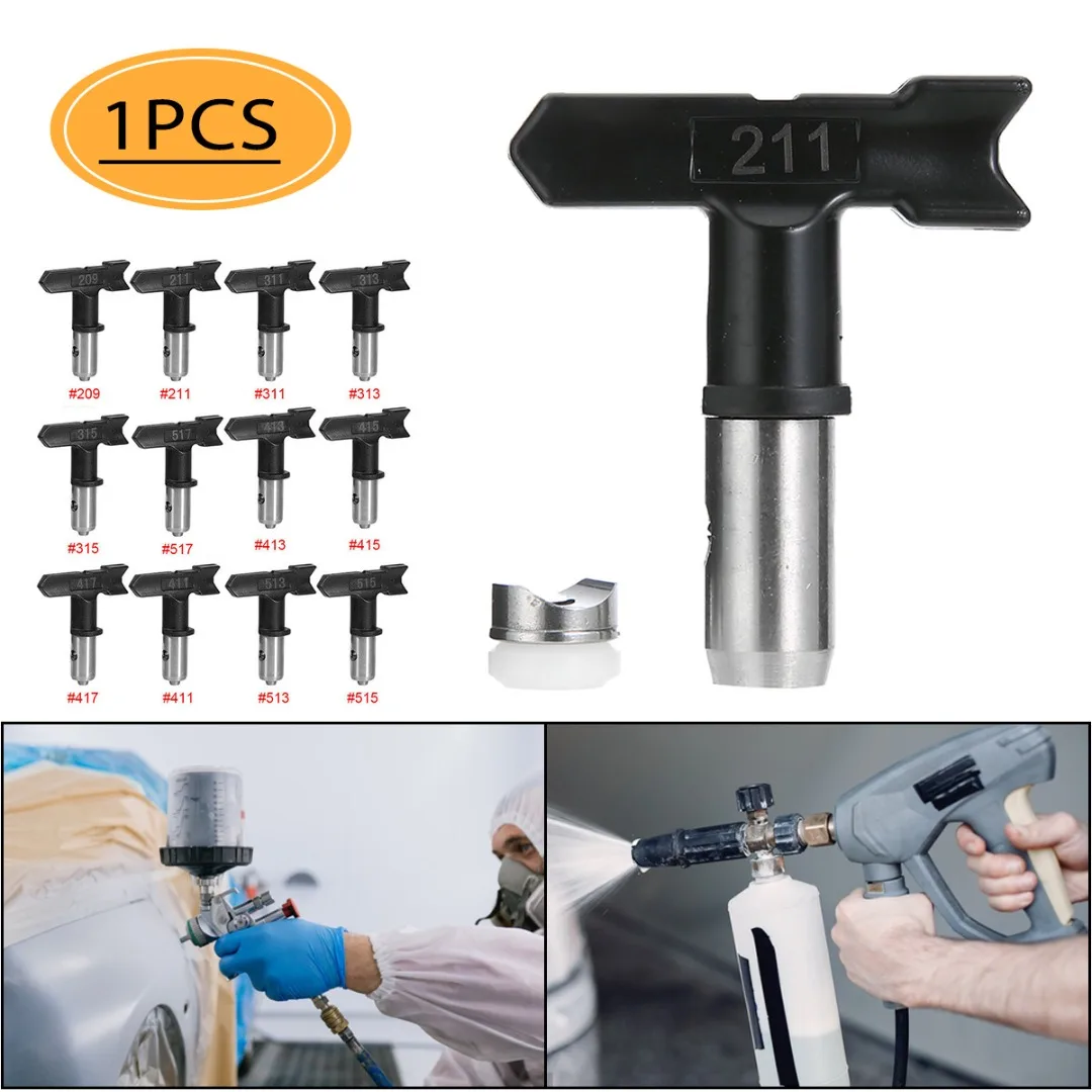 Replacement Airless Spray Tool Tips Parts Professional Paint Sprayer Nozzle 209 /211/311/313/315/411/413/415/417/513/515/517