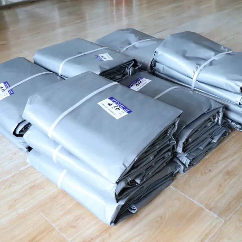 Lona Impermeable Exterior Laneetal - Tamaño 4x8m, PE 180 G/m², Con Ojales De Acero, Color Gris