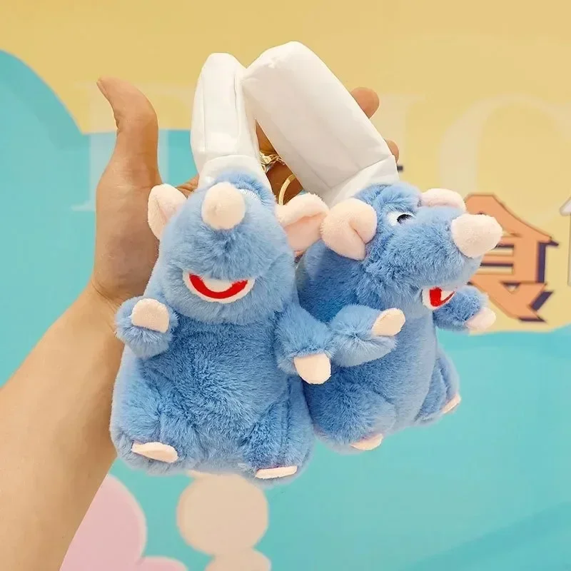 Plush Toys Pop Keychain Toys Popular Plush Cooking Ratatouille Golden Key Pendant Doll Cartoon Cute Keychain Backpack Pendant Car Bedroom Decoration Gift