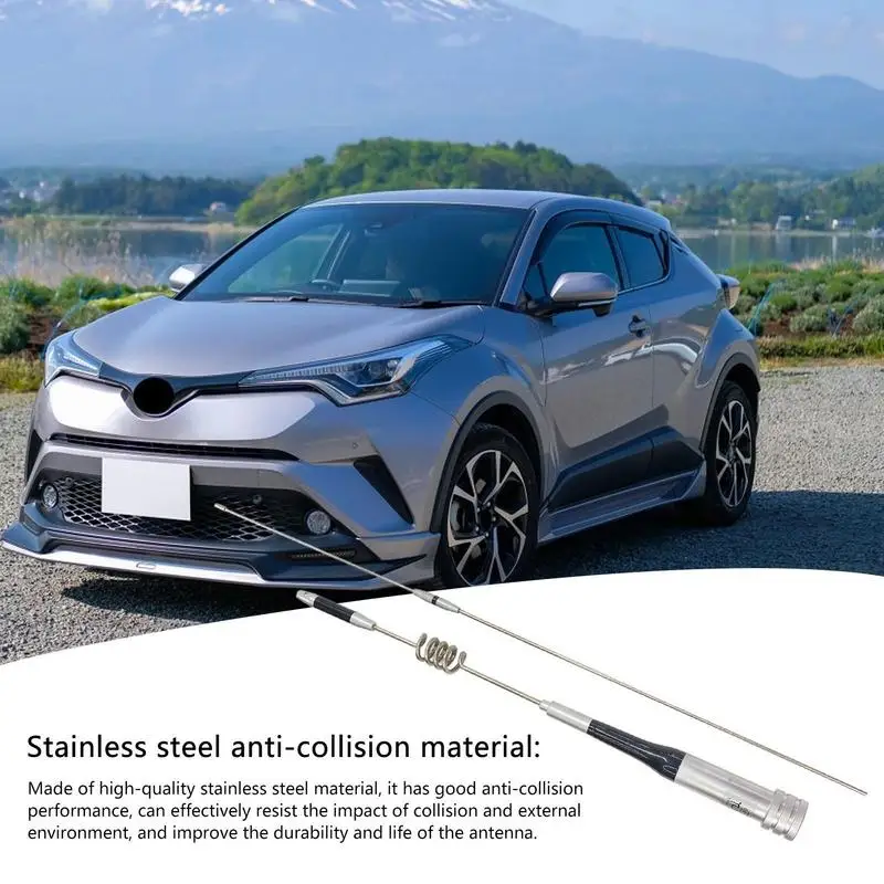 Antenna For Car Universal Antenna Toppers Anti-Bump Flexible Auto Antenna Accessories AM/FM Radio Signal For Car SUV Truck