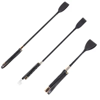 Riding Crop Durable Equestrian Training PU Leather Outdoor Portable Pointer Lightweight Non Slip With Handle Horse Whip Racing 2