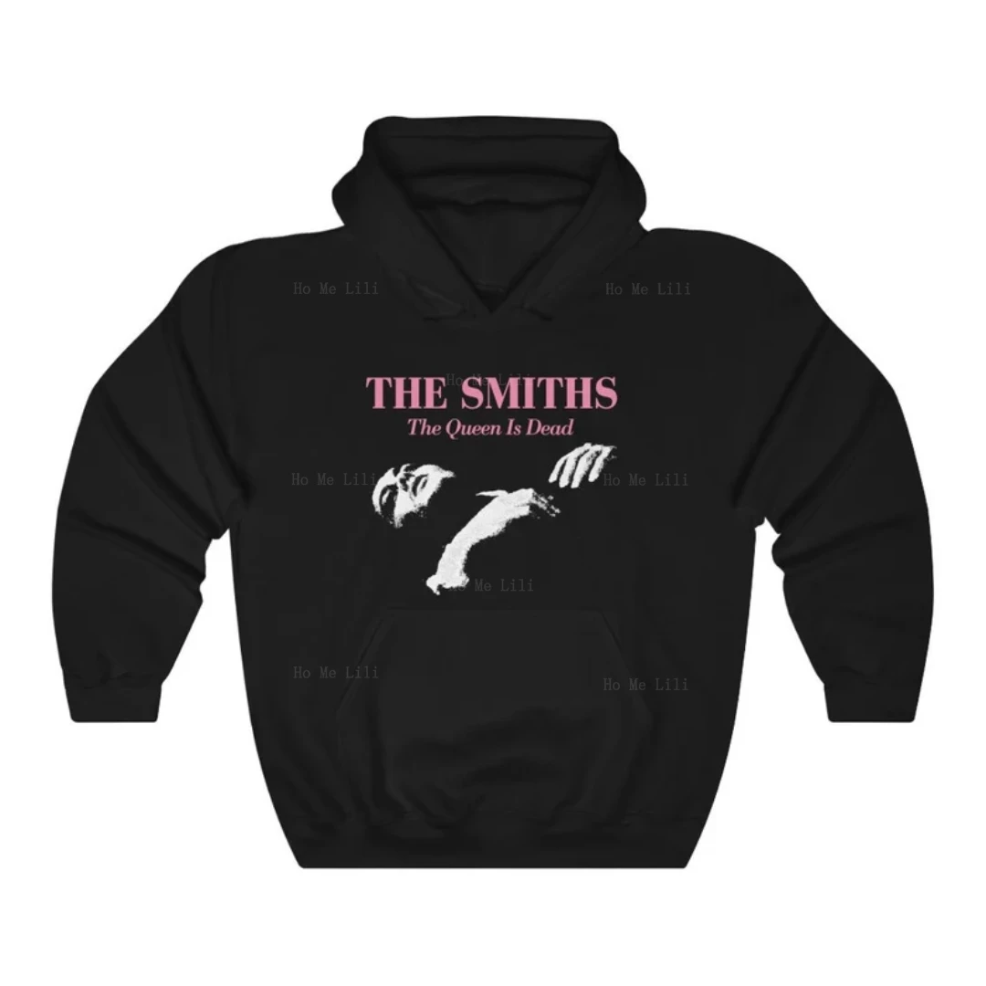 The Smiths The Queen Is Dead Vintage Vibe Bootleg Uomo Donna Felpa Con Cappuccio Oversize Personalizzata