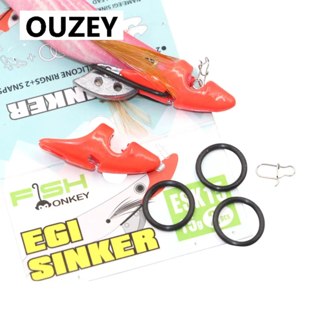 Lead Egi Sinker 10/15/20/25 g Tintenfisch Egi Jigs Tipps Laufgewicht Extra Gewicht Sinker für tiefes Wasser Instrom Pesca Tools
