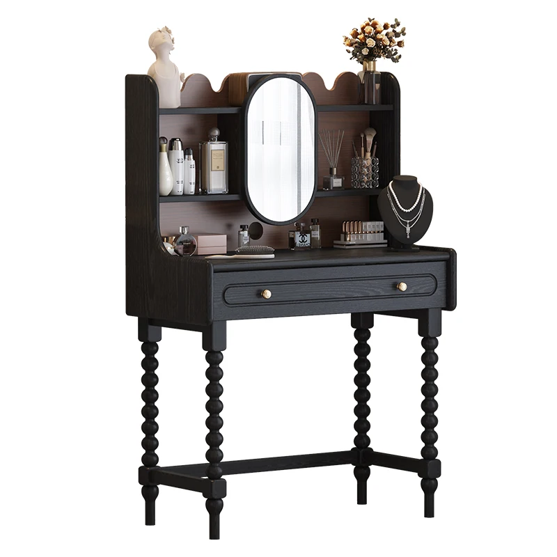 Modernes, beliebtes Design, großer Luxus-Schminktisch mit Spiegel und Schubladen, professioneller Schminktisch