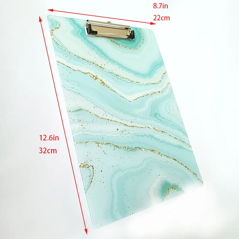 Writing Clipboard Art Print Series PS Plastic Folder A4 Board Clip Writing Clip Board Exam Paper Data