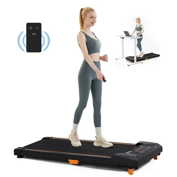 Under Desk Treadmill, Incline Walking Pad Treadmill 330lbs Capacity, 2.5HP Portable Treadmills for Home, Compact Treadmill Mini 4