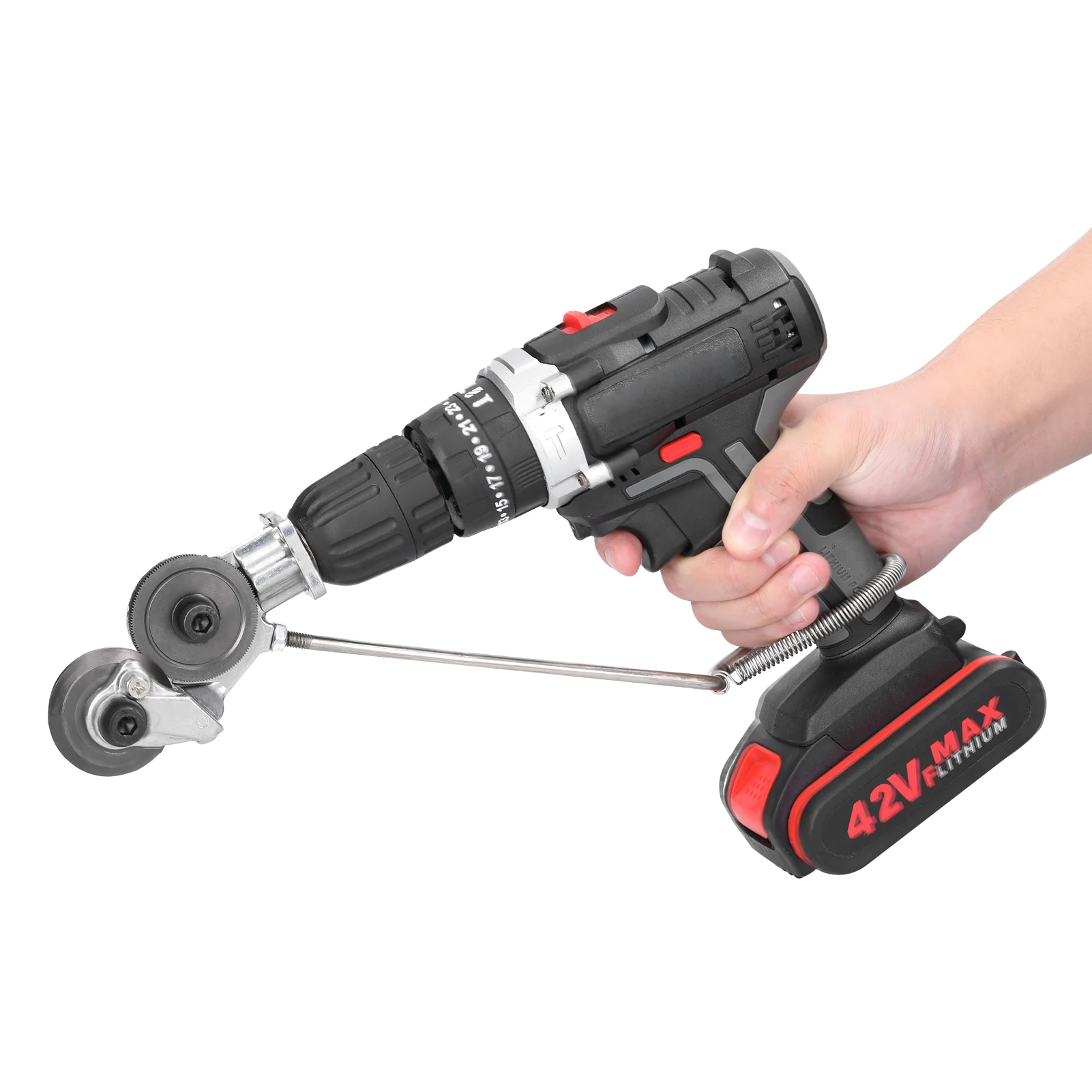 

Electric Drill Metal Plate Cutter Fast Cutting Metal Iron Tin Plate Labor-Saving Electric Drill Cutter Retrofit Shears