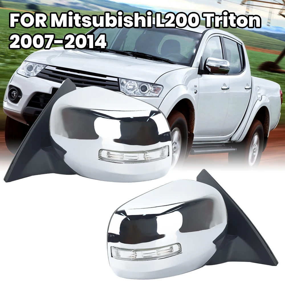 9 Pins Rearview Mirror Assembly For Mitsubishi L200 Triton 2007