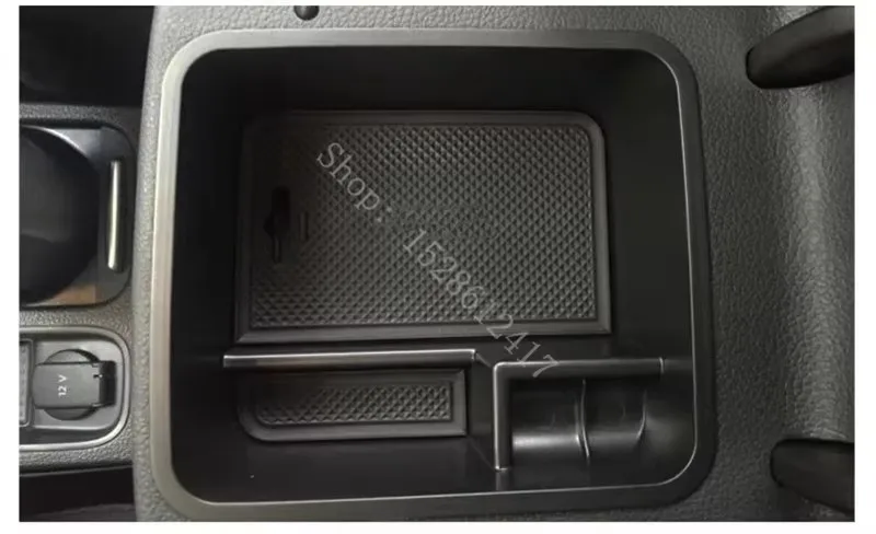 for VW Volkswagen Sharan 2012 2013 2014~ Car Central Armrest Storage Box Stowing Glove Case Tray Container Accessories
