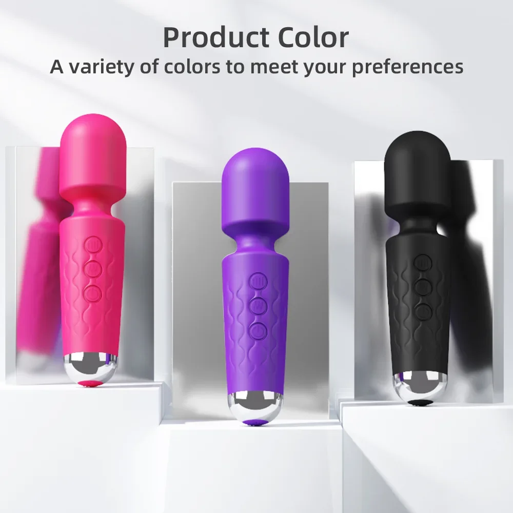 Clitoris & G-Spot Vaginal Vibrators USB Rechargeable AV Massager Sexual Wellness Erotic Sex Toy for Women Adult Product