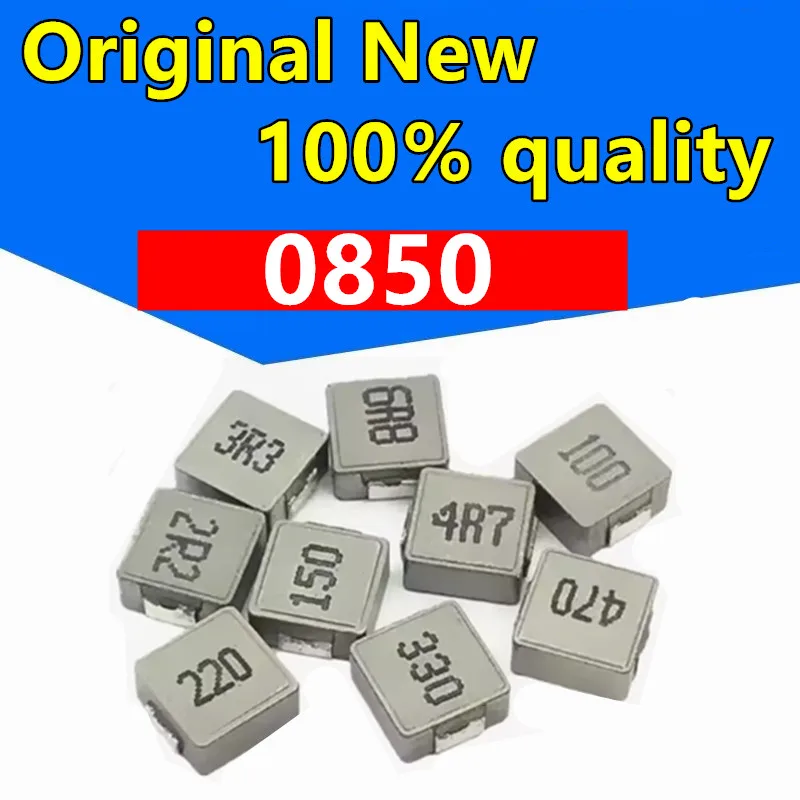 

10pcs SMD Power Inductors 0850 10UH, 22UH, 33UH, 47UH, 68UH, 100UH
