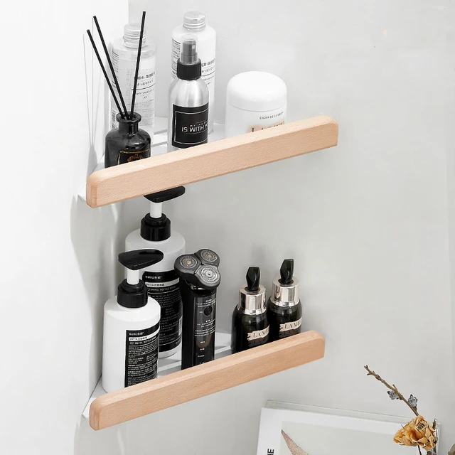  Estante de esquina de pared, estante de pared flotante, estantes  de baño, estante de pared para dormitorio, estante de pared de cocina,  estante de decoración, estantería, para dormitorio, sala de estar