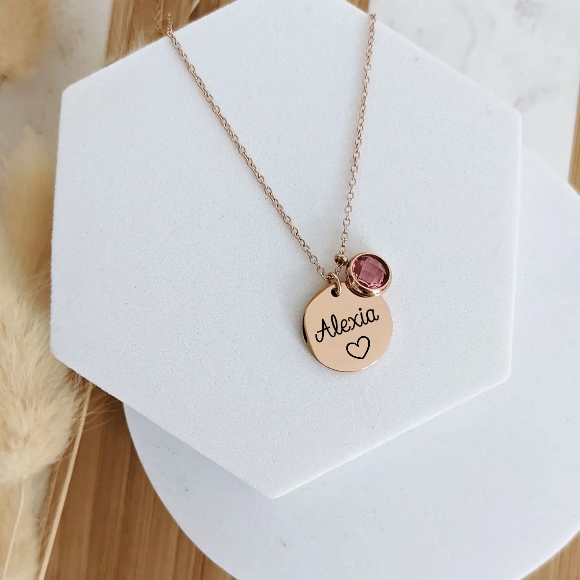 Personalized Name Stainless Steel Necklace Mothers Day With