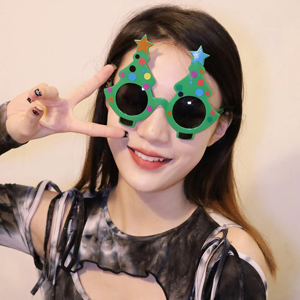 Christmas Glasses For Children And Adults Party Decoration Christmas Tree Glasses Decorative Frames