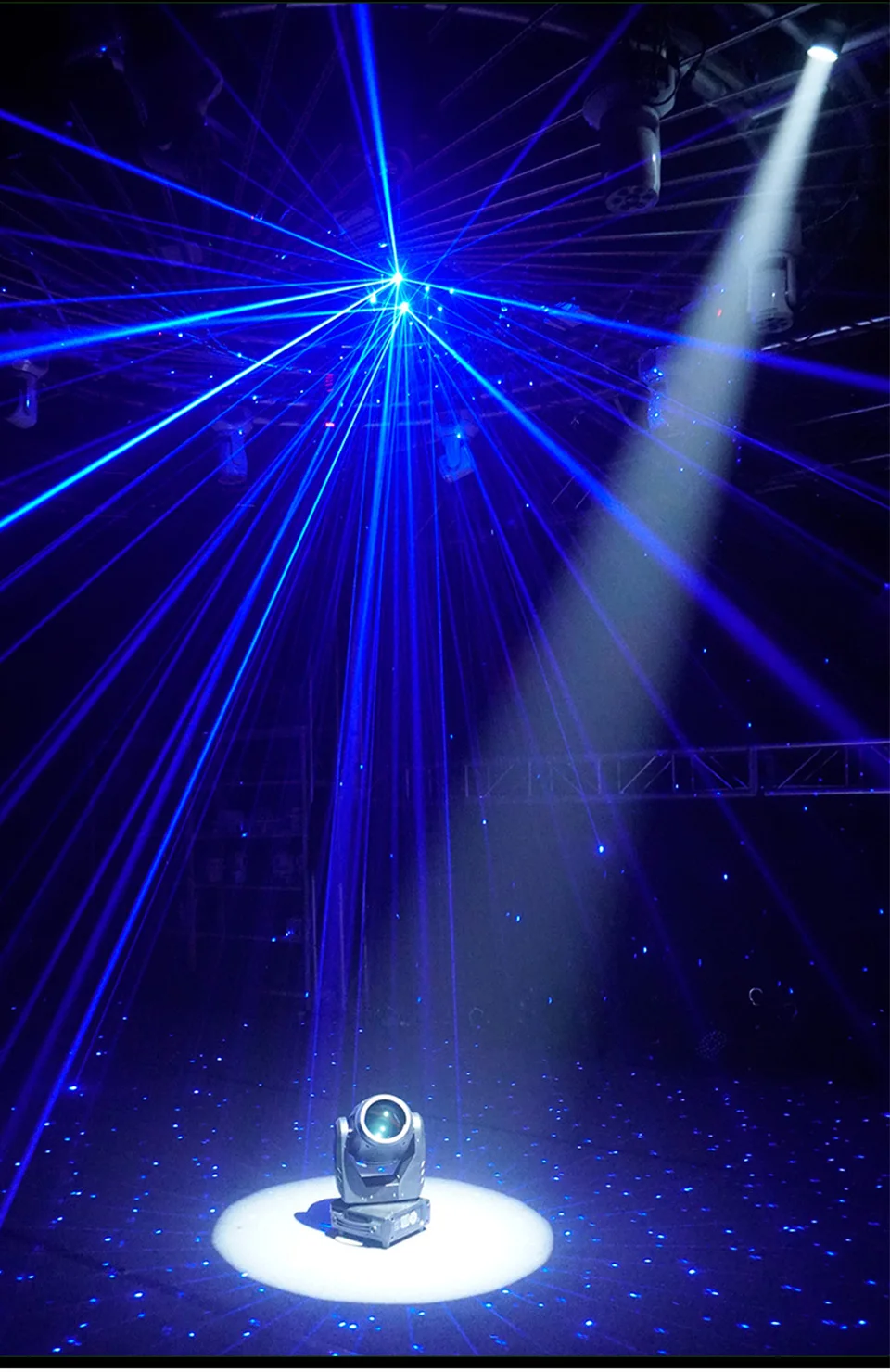 60W LED Imaging Light Stage Follow Profile Spotlight Zoom Warm Light DMX512 90W