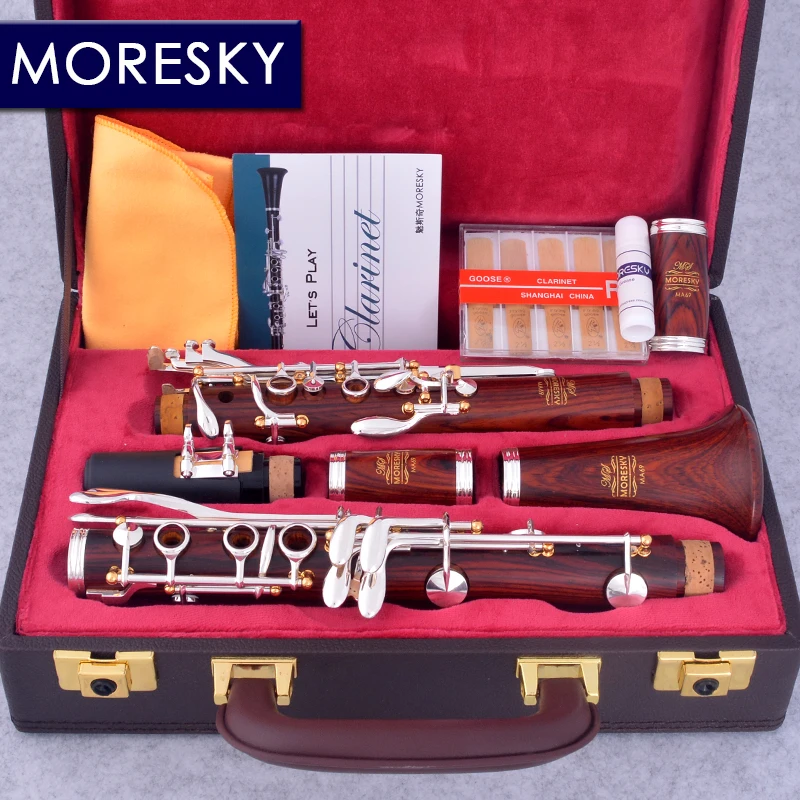 MORESKY professional cocobolo clarinet A Tune MA69