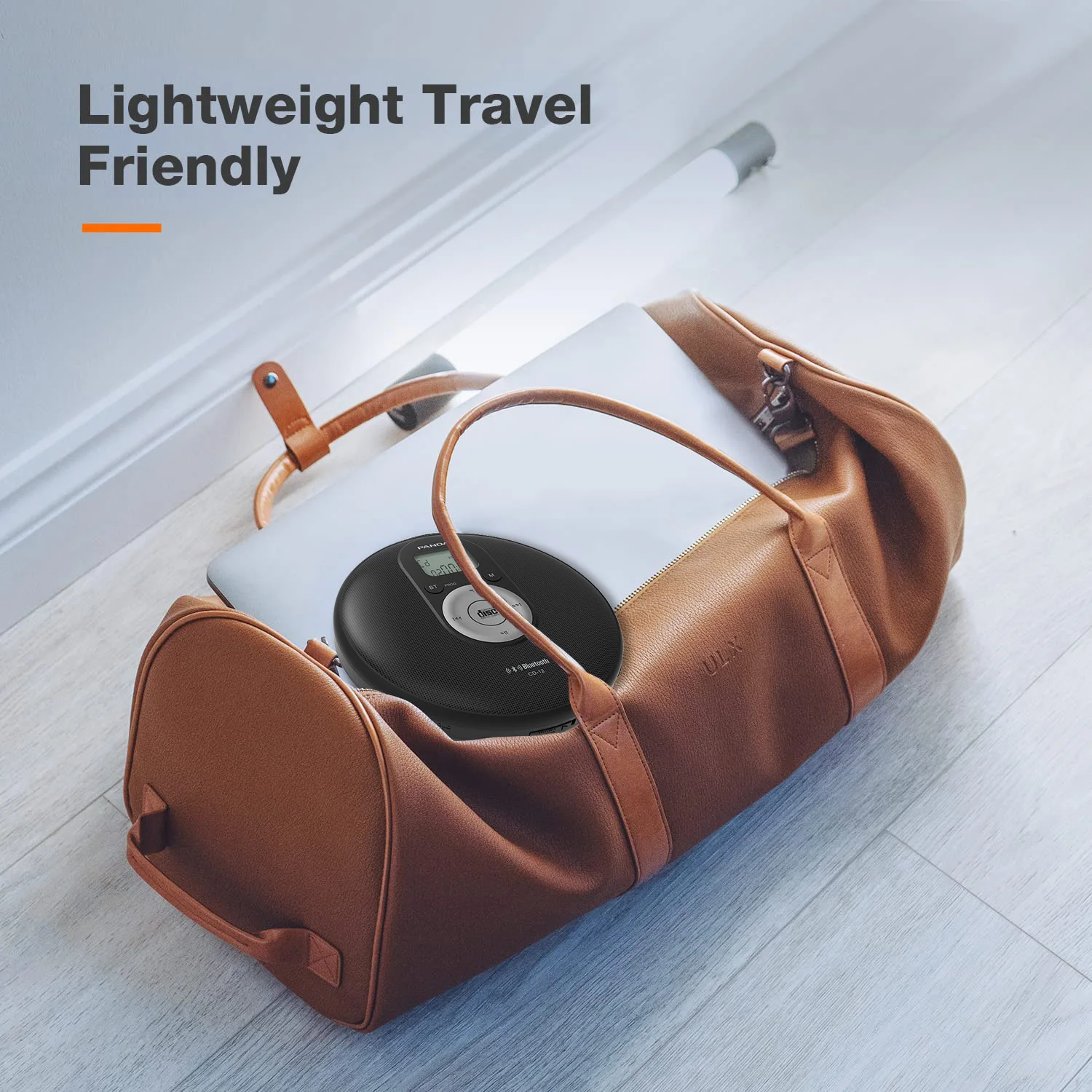 CD Player Portable,Bluetooth CD Player with Dual Headphone Jack for Home, Rechargeable Walkman Small CD Player for Car,CD Player