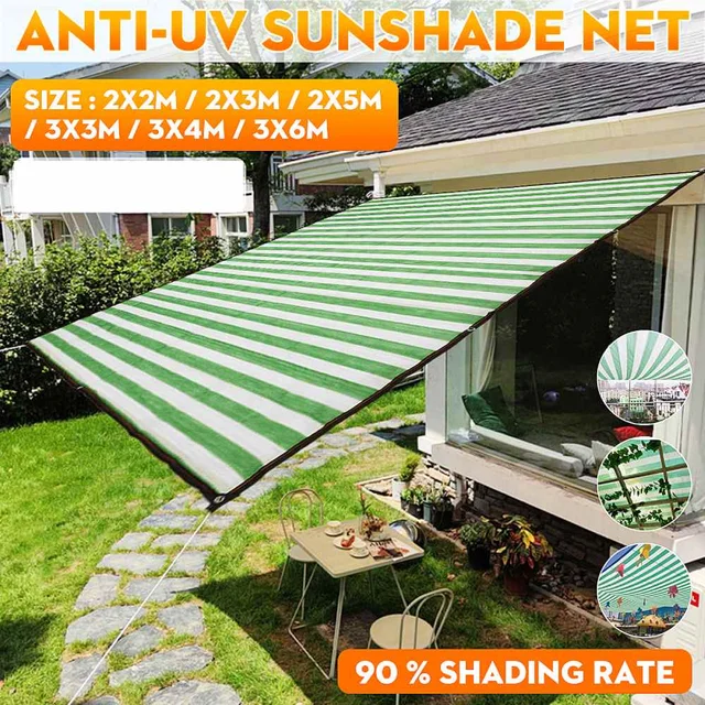 90% Napfényes Nettó Ultraiolettellenes Napellenző Növényi Burkolat Háló A Kültéri Kerti Udvarhoz Úszómedence Autó Erkély Árnyékoló Ruhával