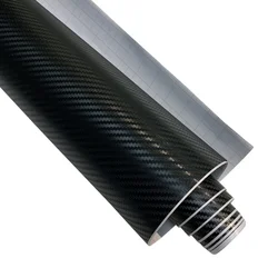 Premium Carbon Fiber Black Vinyl Car and Motorcycle Body Film Stickers - Auto Tuning Accessories for 50cmx150cm (3D Carbon Black)