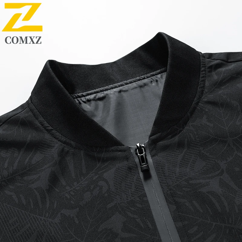 Men's Slim-Fit Spring Jacket Windproof Waterproof Lightweight Stand Collar Casual Outdoor Coat Breathable Quilted Puffer Style