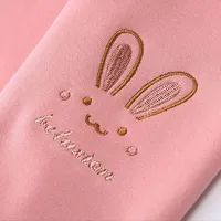 Leggings pour filles de 3 à 8 ans, pantalons lapin pour bébés, collants thermiques pour enfants, doublure polaire, à la mode, bas décontracté, automne et hiver 4