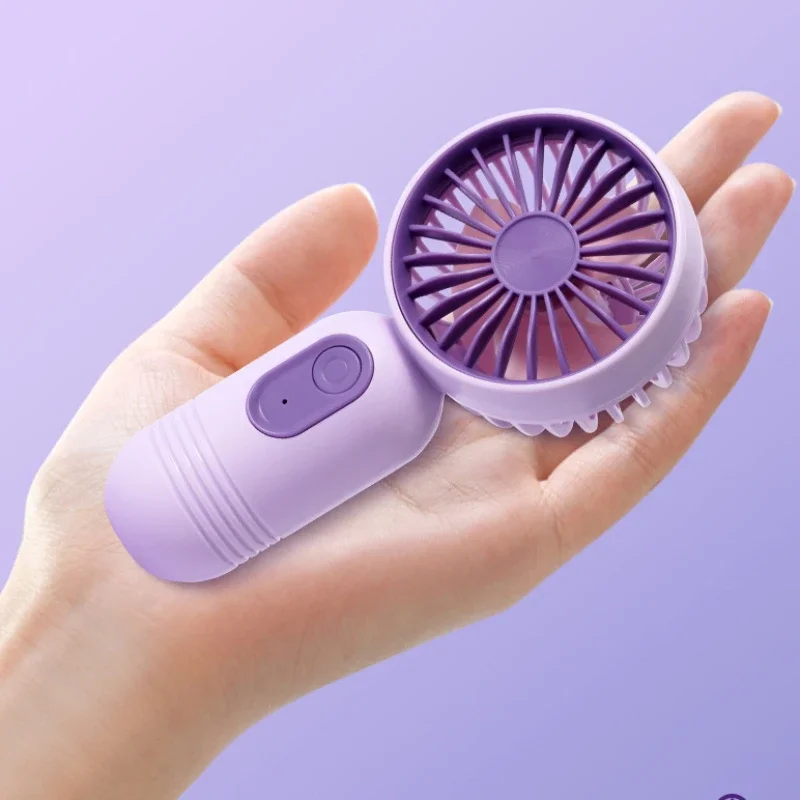 Portable Fan USB Charging 3-speed Handheld For Men And Women For Office Outdoor Travel And Camping