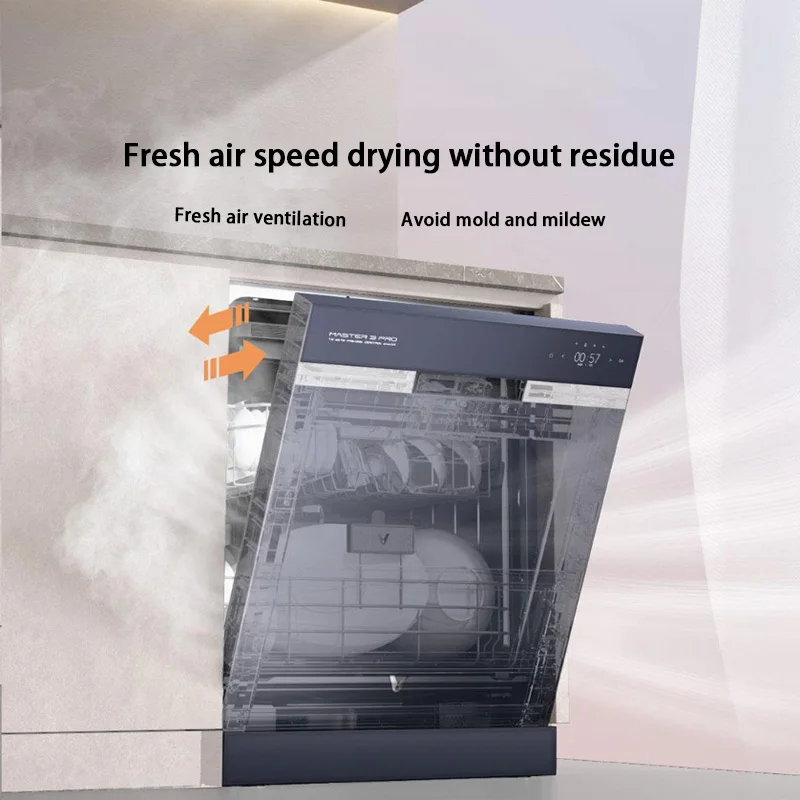 Viomi Smart Dishwasher Master3Pro 16 Sets Large Capacity Kitchen Use Quick Dry Drawer Dishwasher CN Version 3