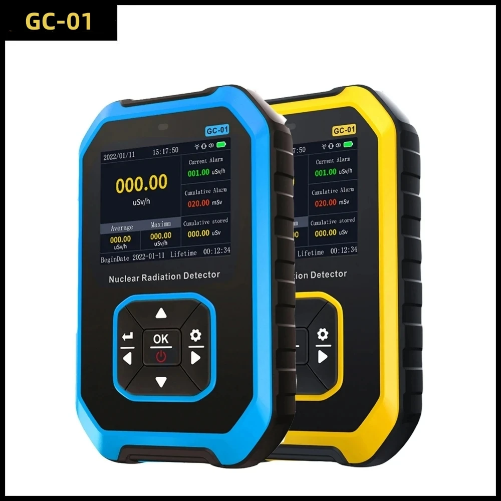 FNIRSI GC-01 Geiger counter Nuclear Radiation Detector Personal Dosimeter X-ray y-ray &beta;-ray Radioactivity Tester Marble Detector