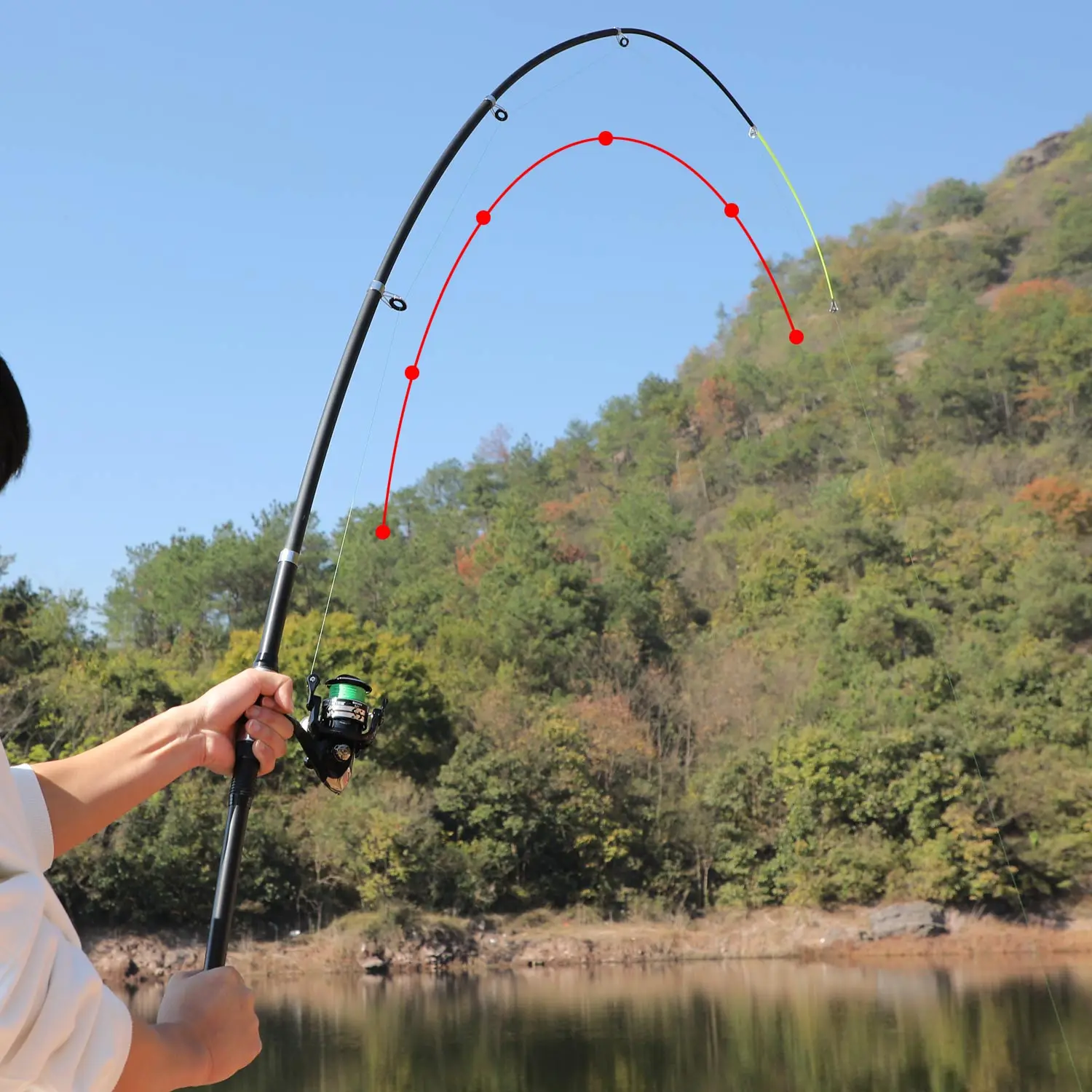 Sougayilang Fishing Rod Telescopic Fishing Rod Ultra-Sensitive