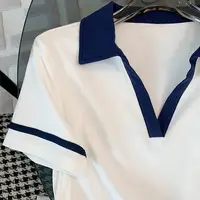 Sports and Leisure Suit Women's Summer Short Sleeved Wide Lapel Loose and Stylish Two-piece Set Juicy Corture Tracksuitpant Sets - Image 5