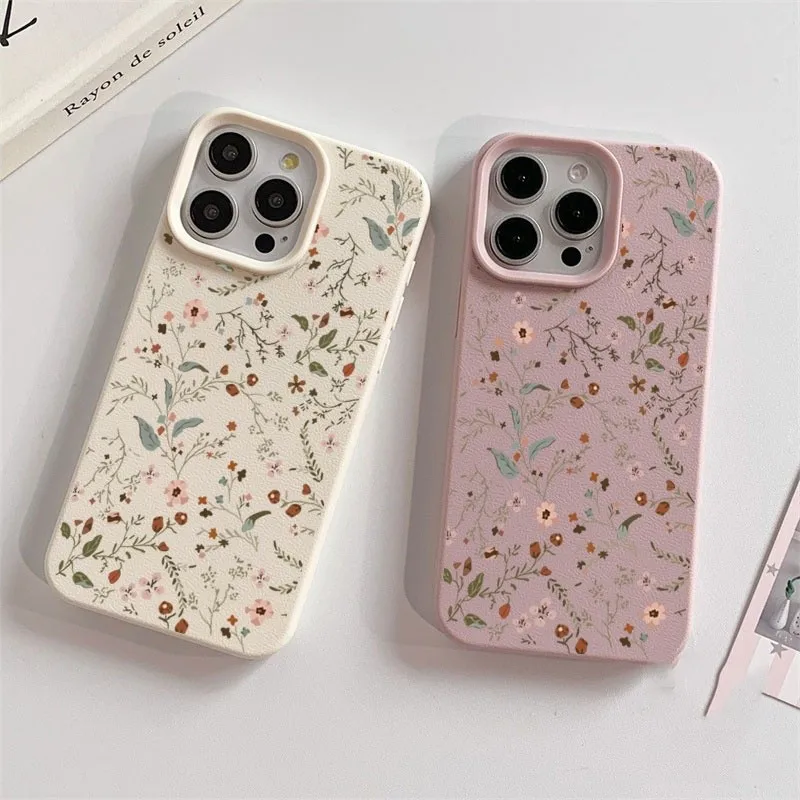 Elegant Small Flower Design Protective Phone Case